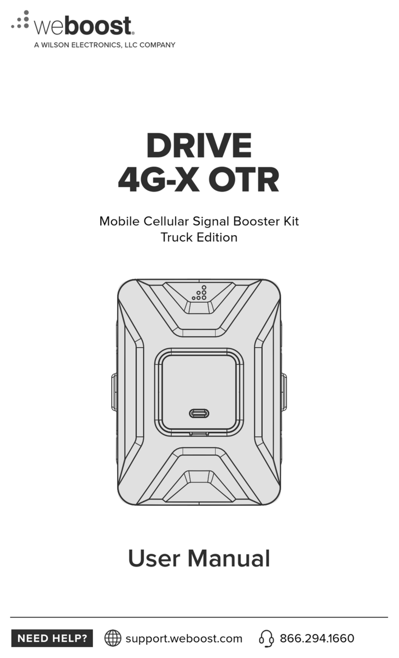 Wilson Electronics weBoost DRIVE 4G-X OTR 470210R user manual