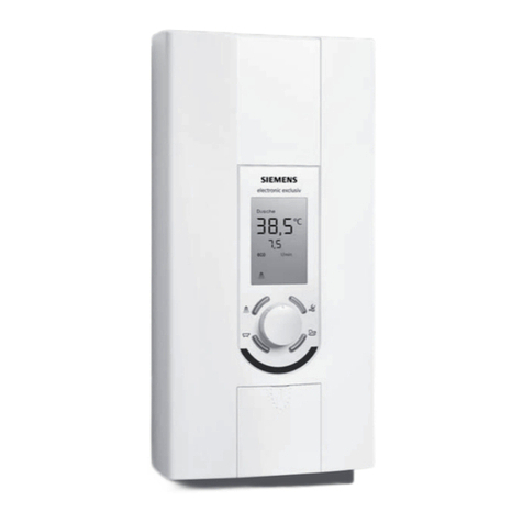 Siemens DE 628M Series User manual