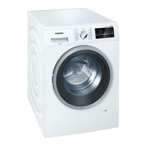 Siemens WD15G421HK Specification sheet