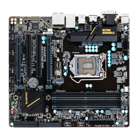 Gigabyte GA-H170M-D3H-GSM user manual