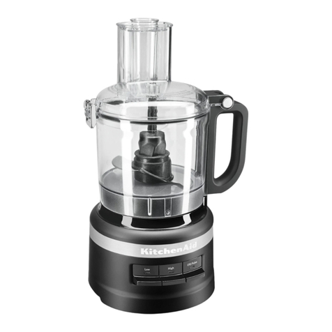 KitchenAid KFP0718BM User manual