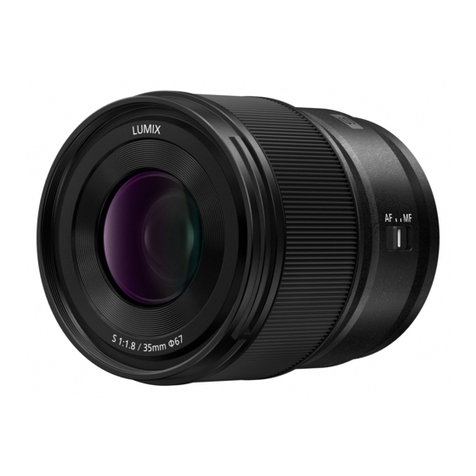 Panasonic LUMIX S 85 mm F1.8 User manual Panasonic LUMIX S 85 mm F1.8 User manual