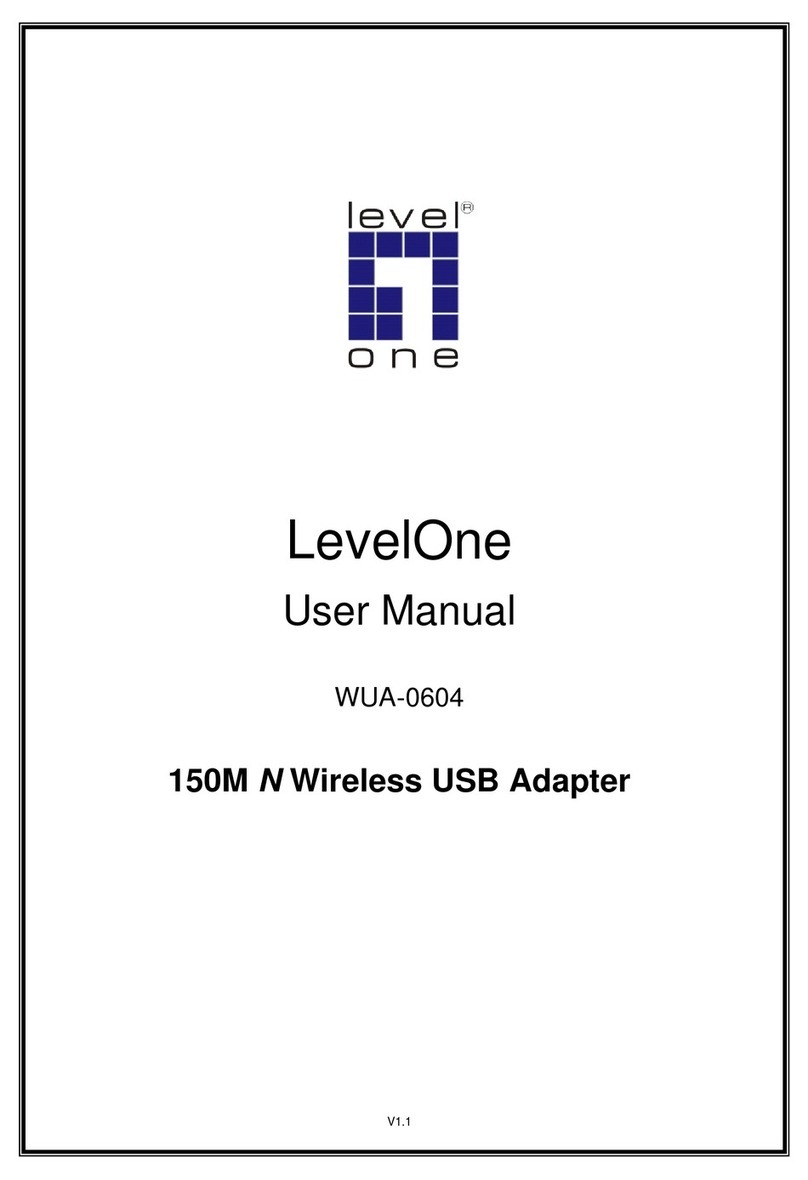 LevelOne LevelOne WUA-0604 User manual