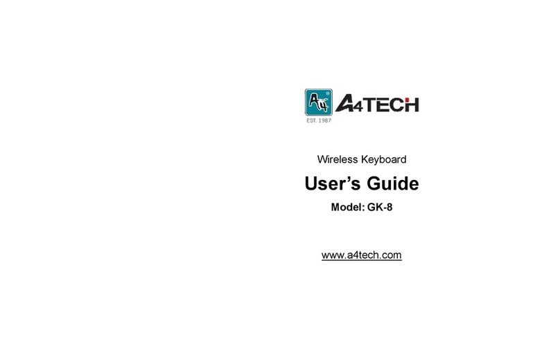 A4Tech GK-8 User manual