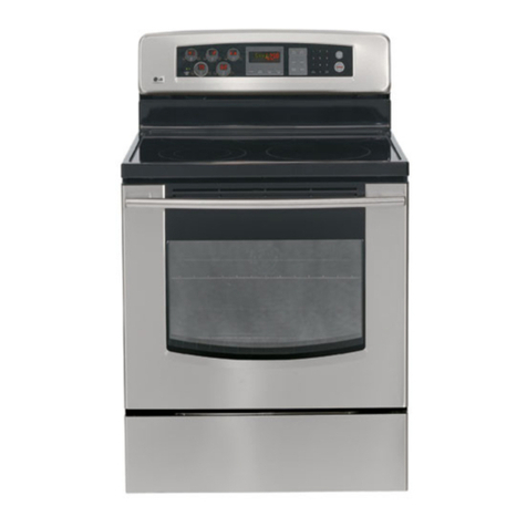 LG LRE30451ST Use and care manual