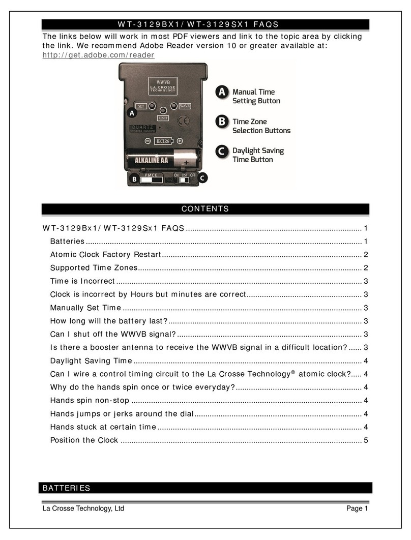 La Crosse Technology WT-3129BX1 Dimensions