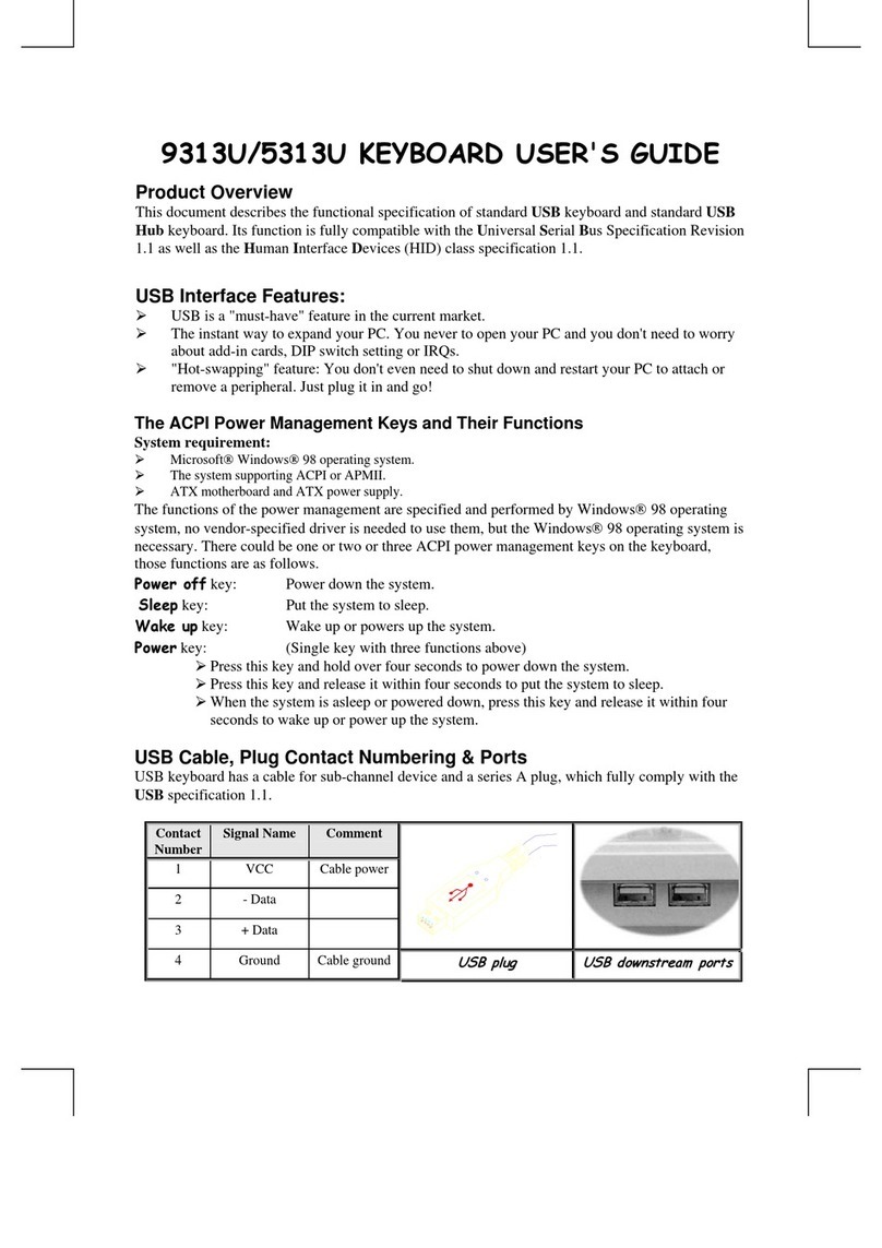 BTC 9313U User manual