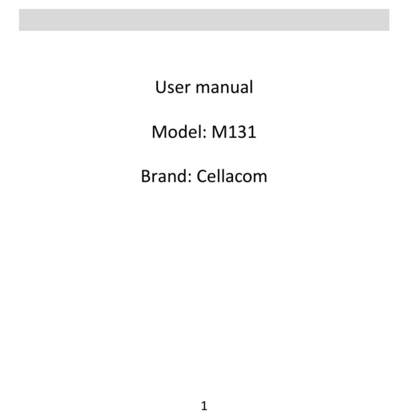 Cellacom M131 User manual