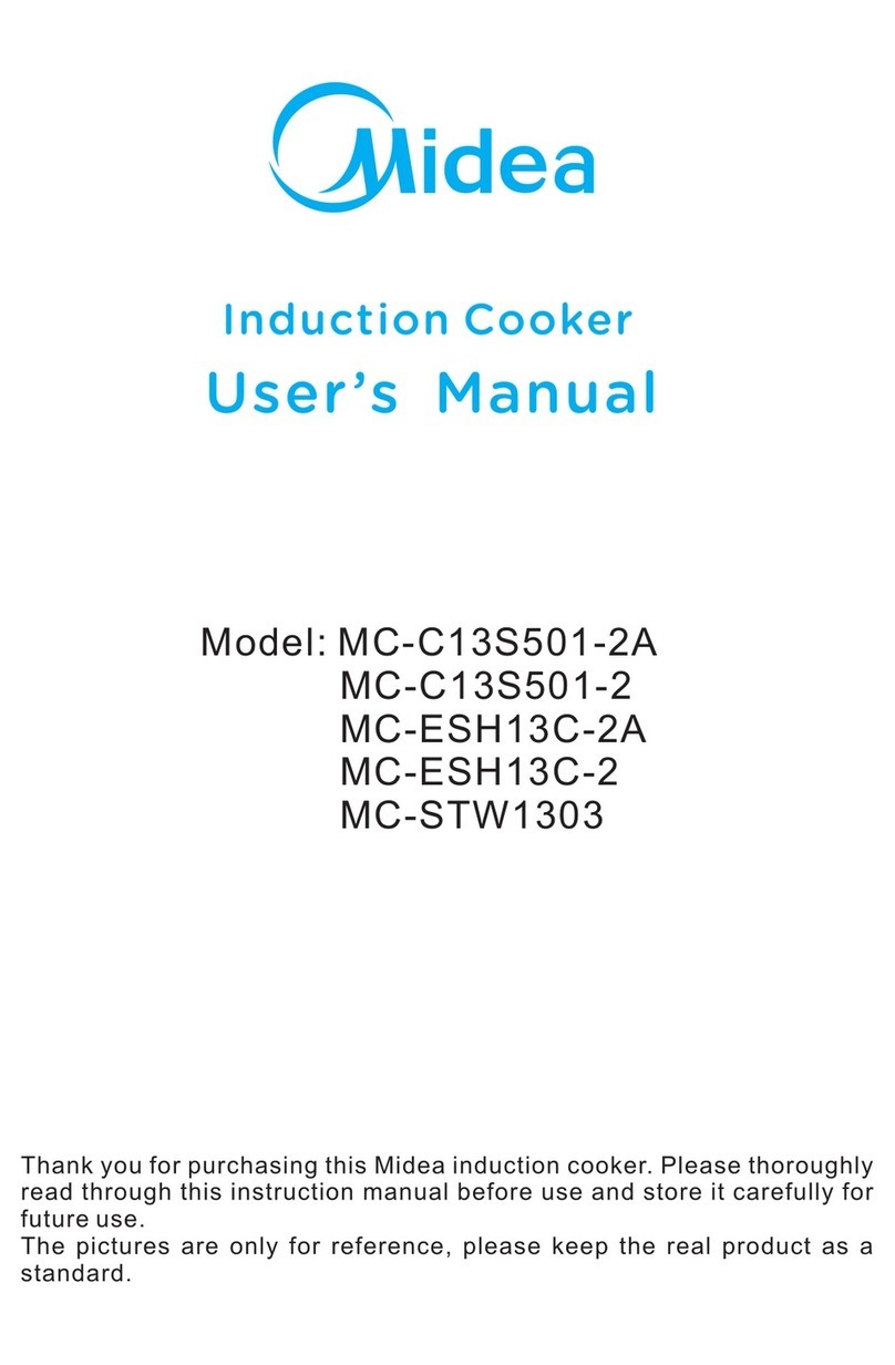 Midea MC-C13S501-2A User manual Midea MC-C13S501-2A User manual