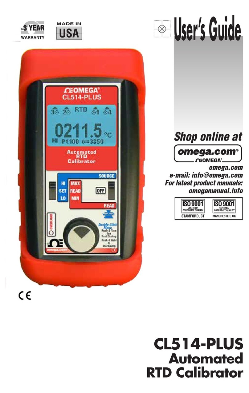Omega CL514-PLUS User manual