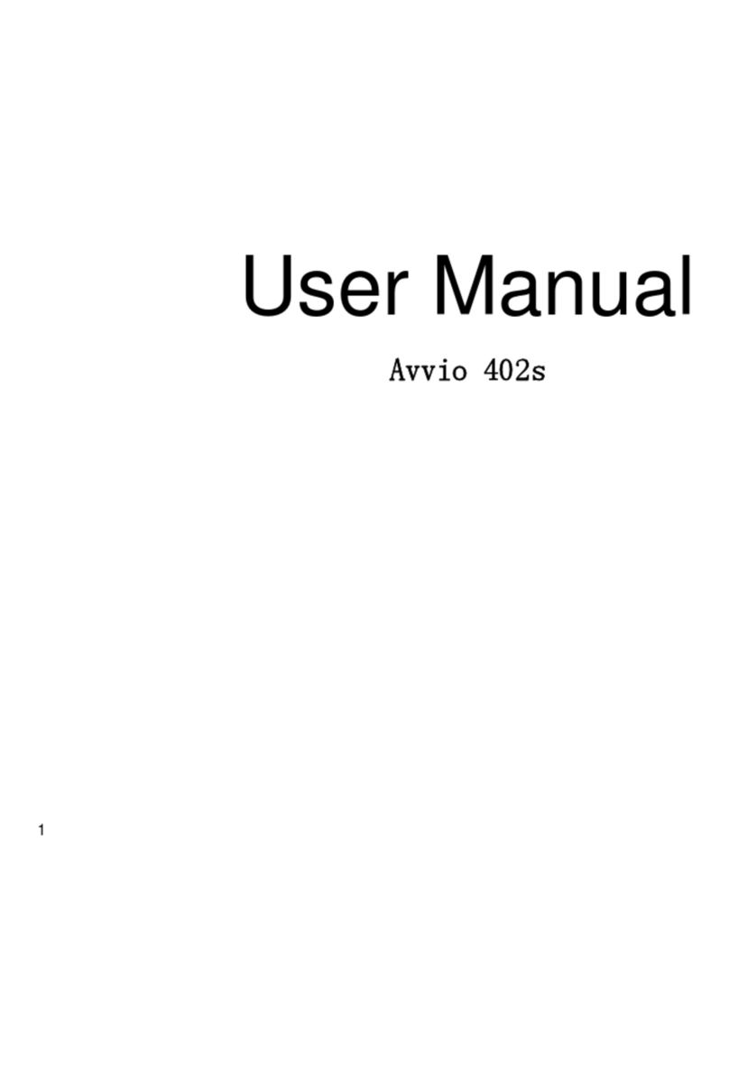 Avvio A402 User manual