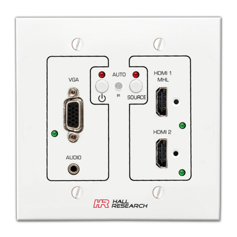 Hall Research Technologies UHBX-SW3 User manual