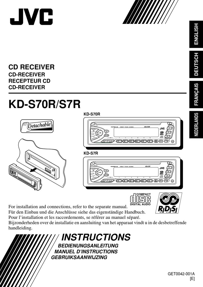 JVC KD-S70R User manual