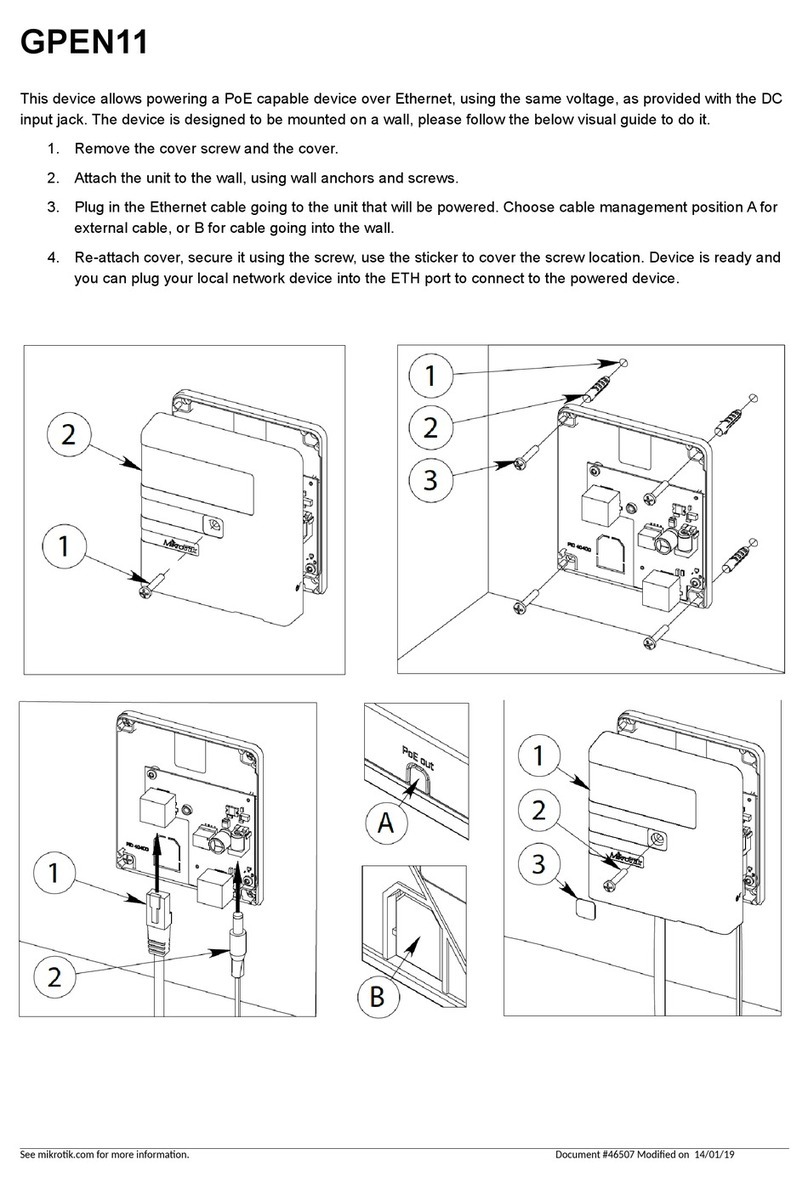 MikroTik GPEN11 quick start guide