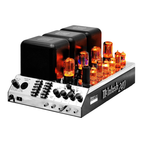 McIntosh MC 240 User manual