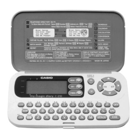 Casio JD-4000 User manual