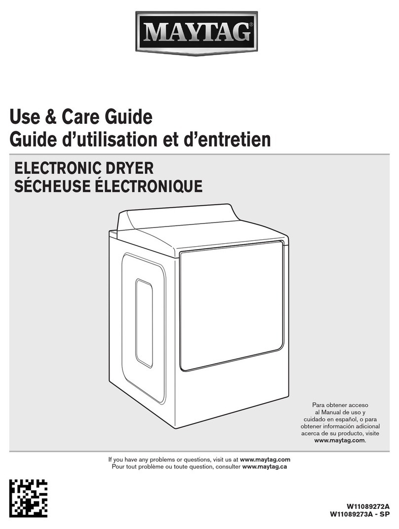 Maytag MEDB835DC4 User manual