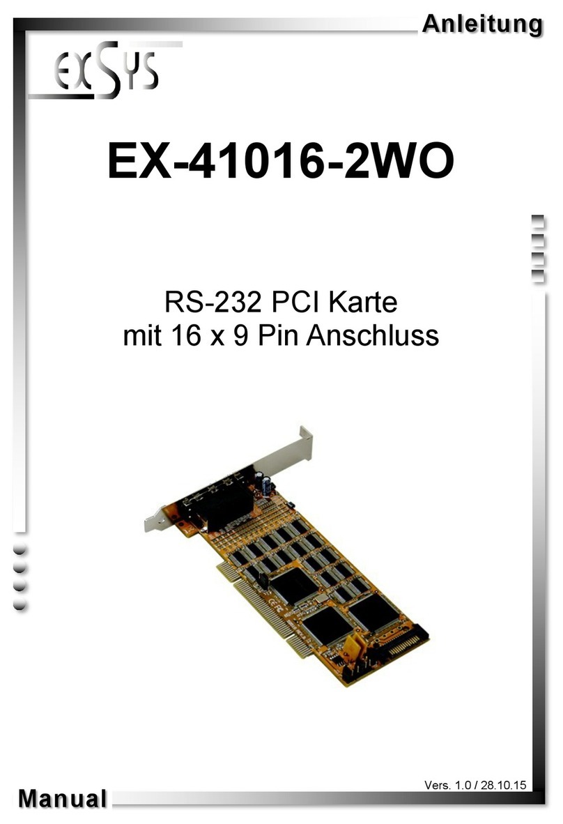 Exsys EX-41016-2WO manual