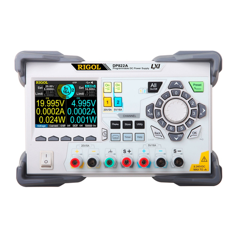 Rigol DP822A User manual