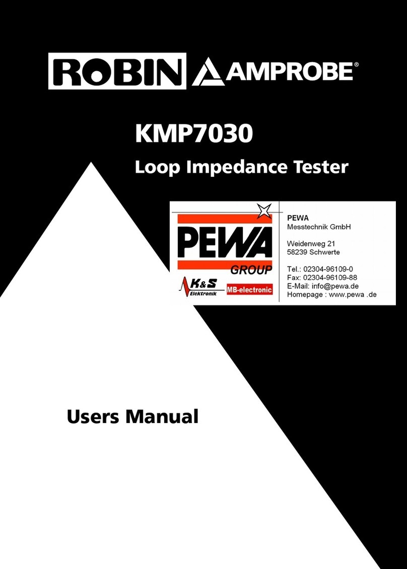 PEWA Robin-Amprobe KMP7030 user manual