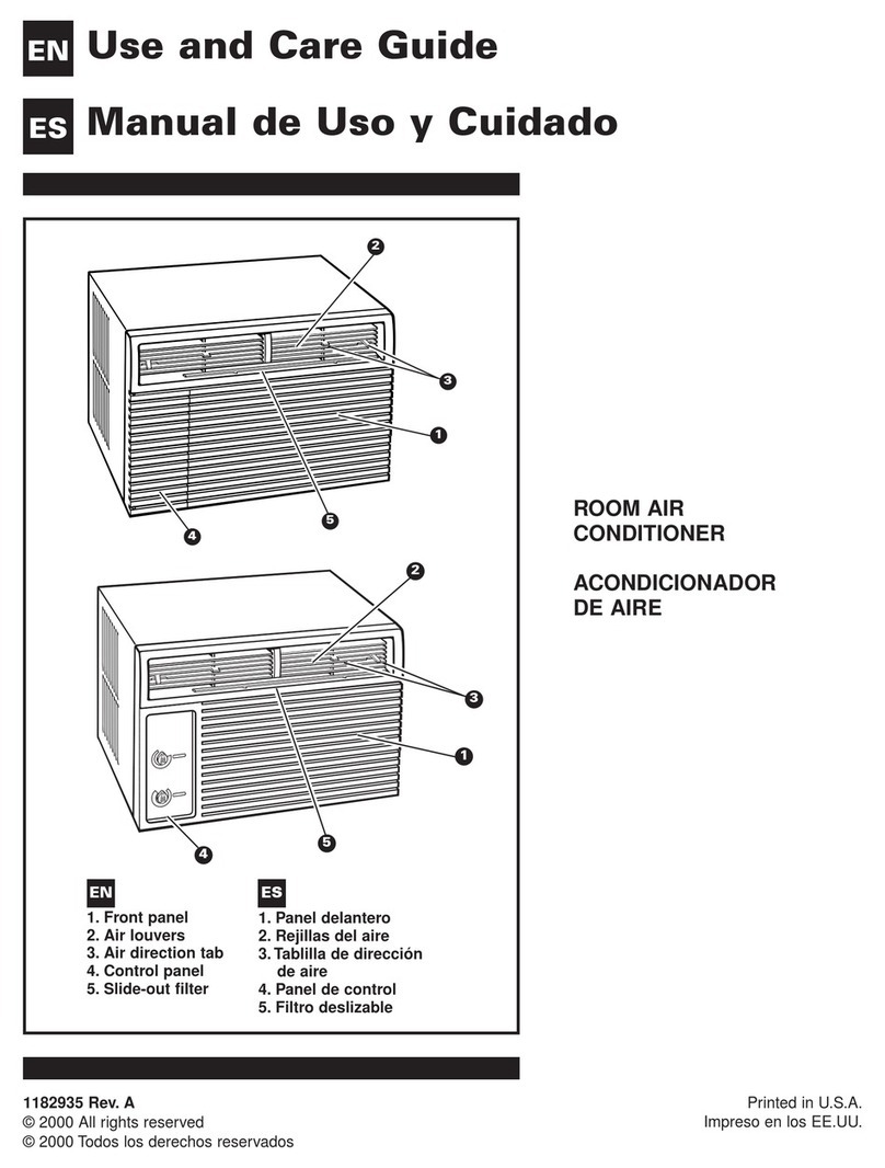 Crosley CA18WC00 User manual