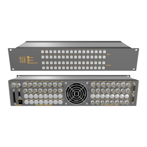 Matrix Switch Corporation MSC-2HD1624L User manual