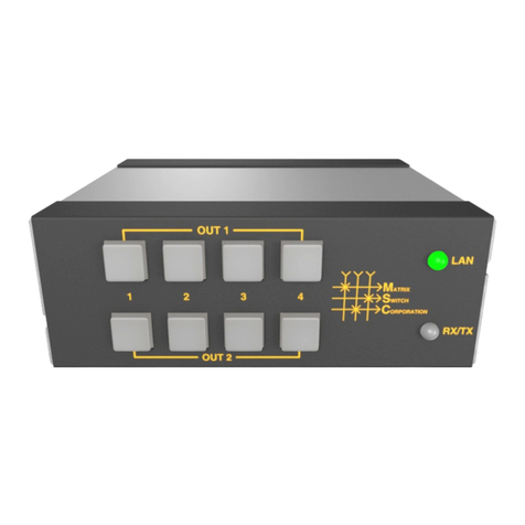 Matrix Switch Corporation MSC-HD42L User manual