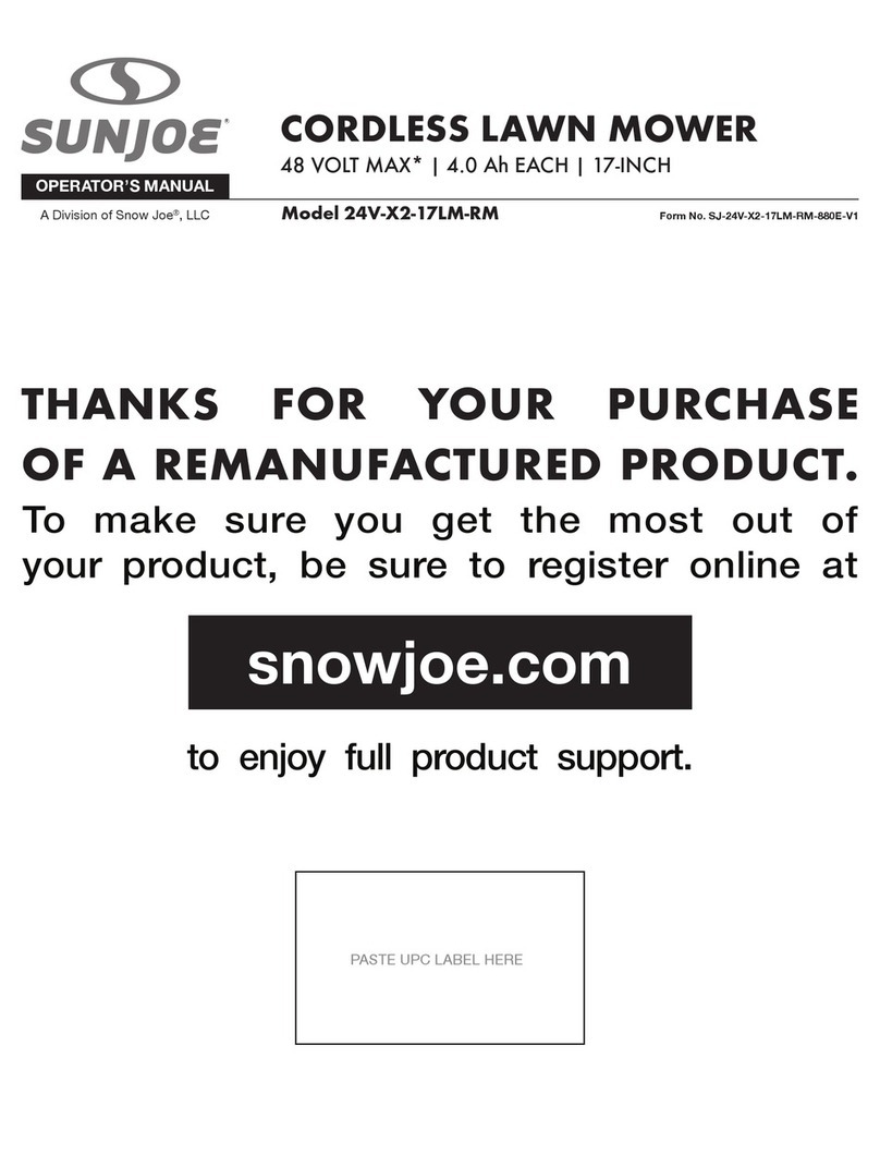 SNOWJOE 24V-AJC-LTE-RM User manual