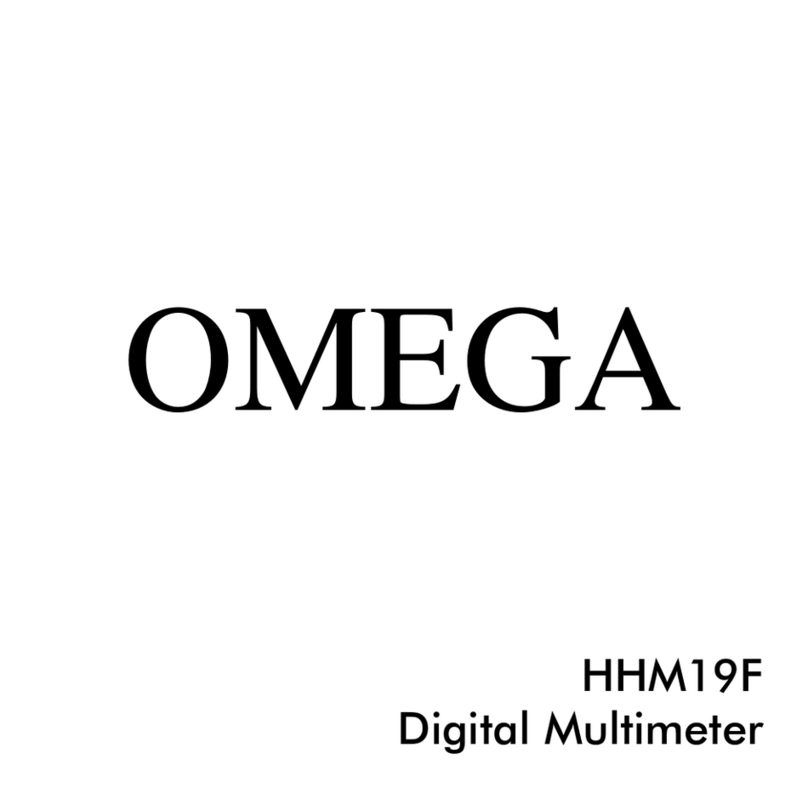 Omega HHM19F User manual
