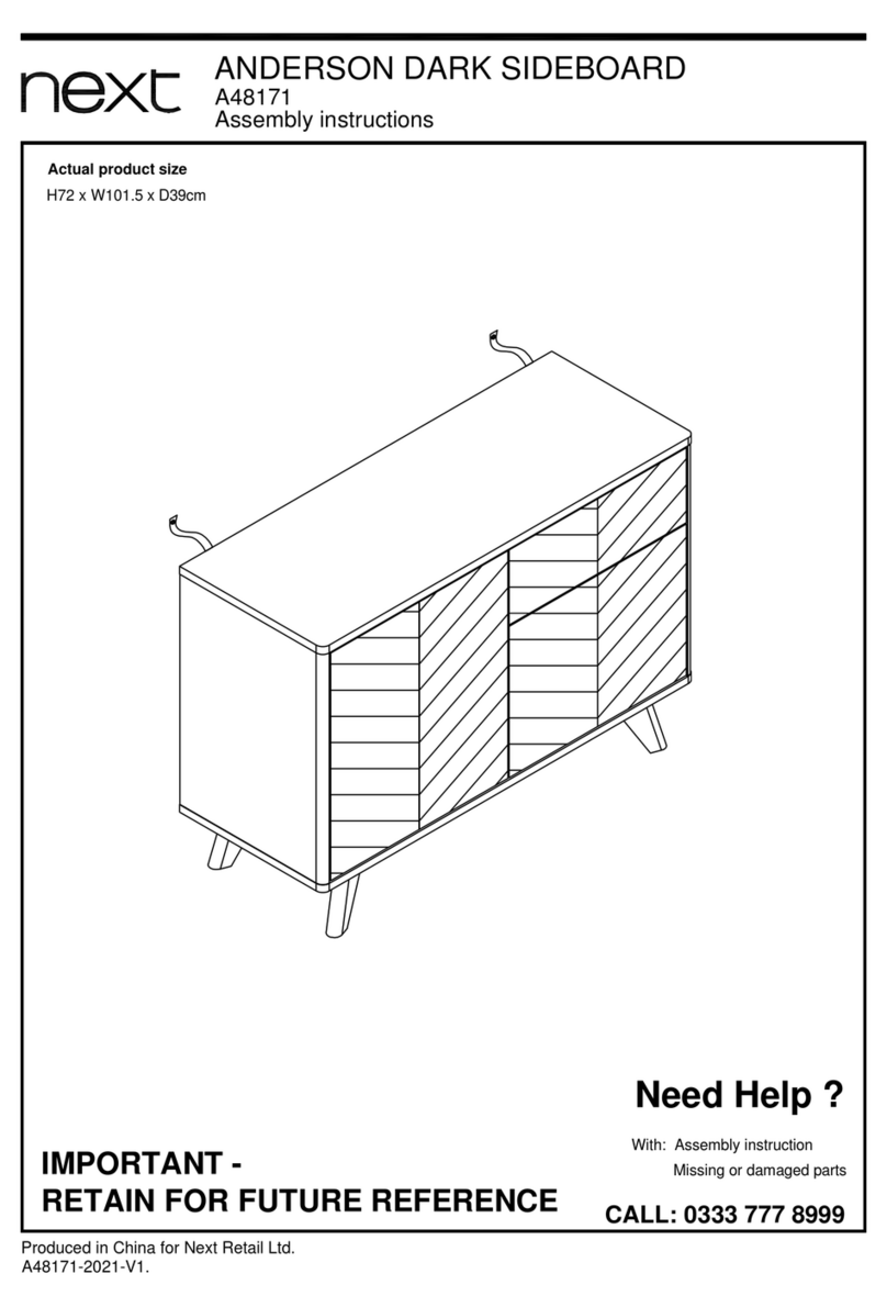 Next ANDERSON A48171 Assembly instructions