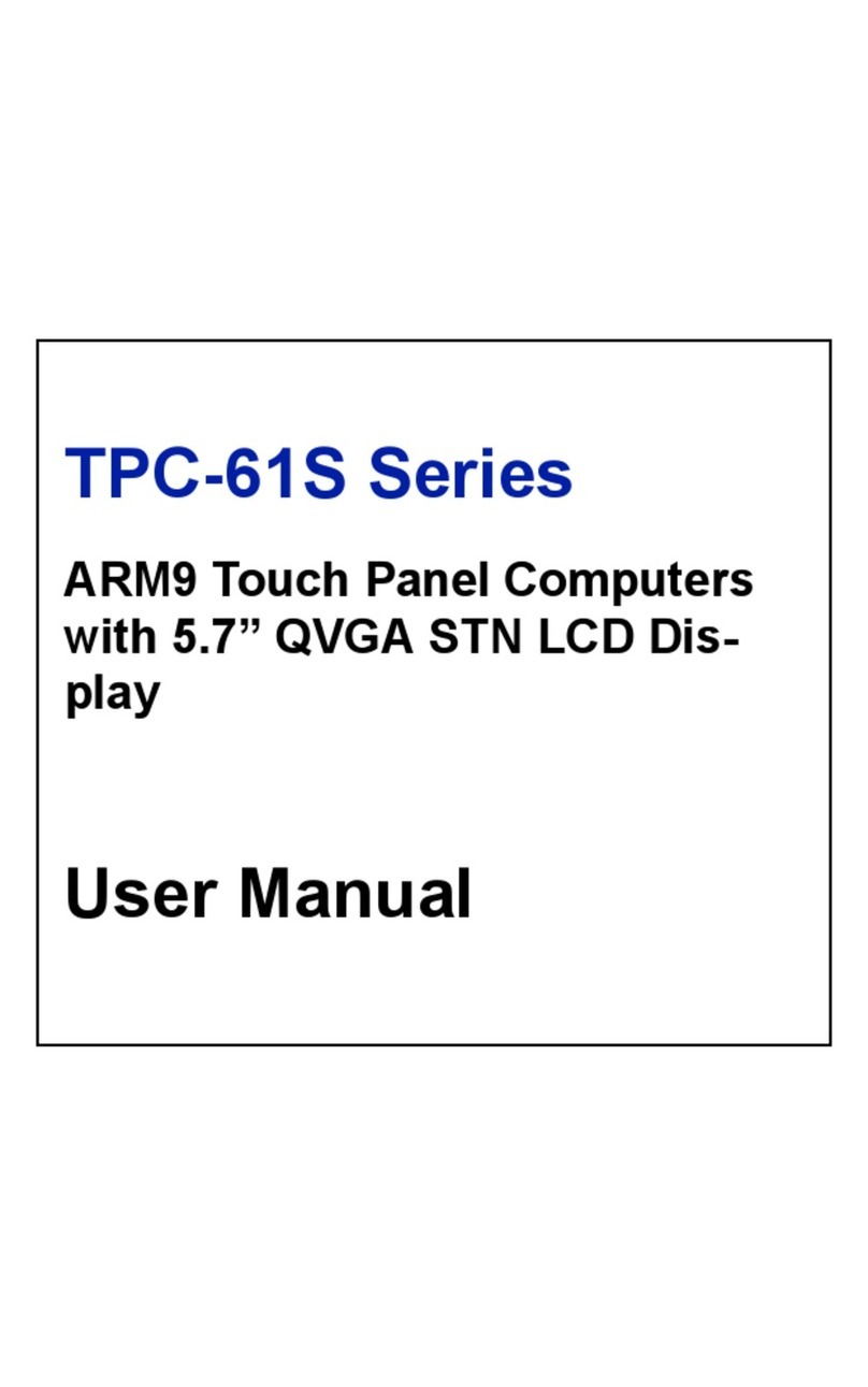 Advantech TPC-61S Series User manual