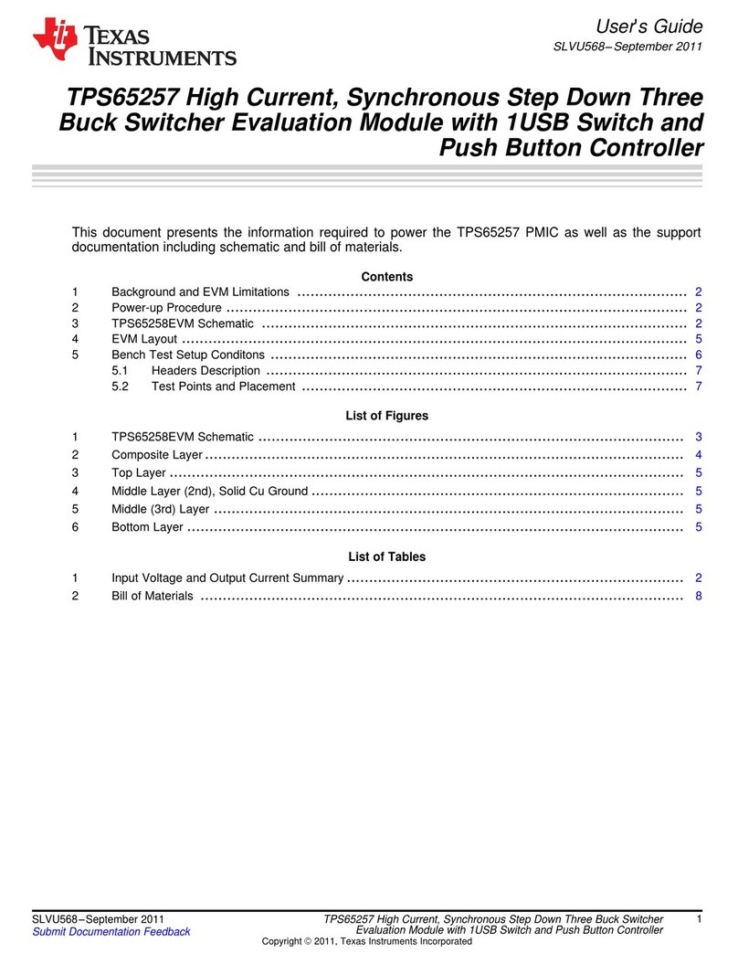 Texas Instruments TPS65257 User manual