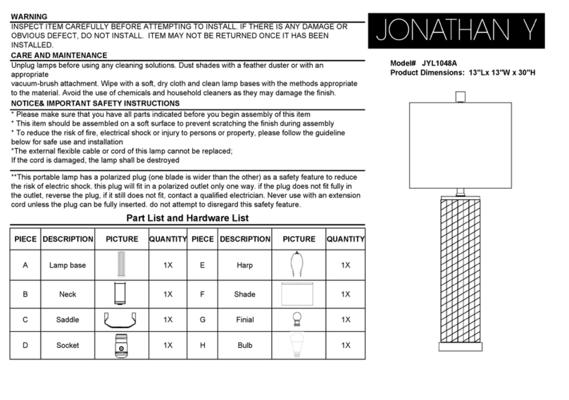 JONATHAN Y JYL1048A quick start guide