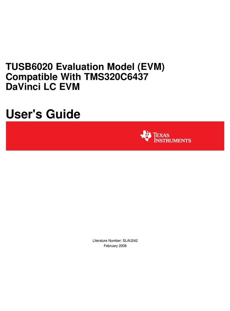 Texas Instruments TUSB6020EVM User manual