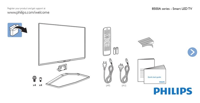 Philips 8500A Series User manual