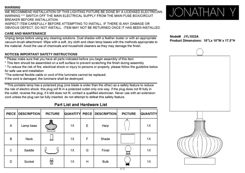 JONATHAN Y JYL1032A User manual JONATHAN Y JYL1032A User manual