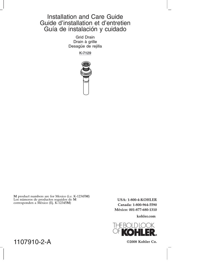 Kohler K-7129 Assembly instructions