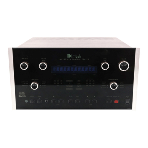 McIntosh VJ1001 User manual