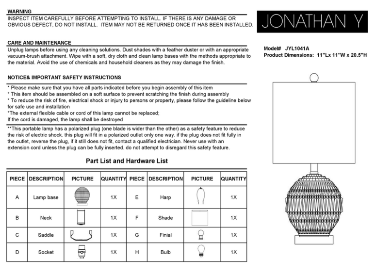 JONATHAN Y JYL1041A User manual JONATHAN Y JYL1041A User manual