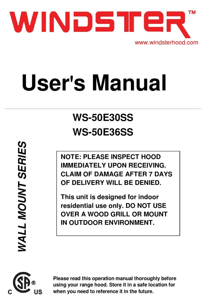 Windster WS-50E36SS User manual Windster WS-50E36SS User manual