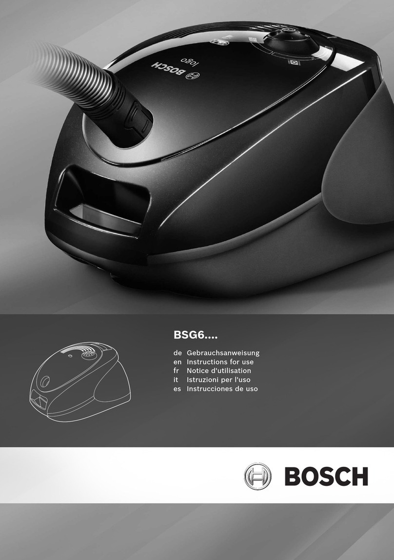 Bosch BSG61666 User manual