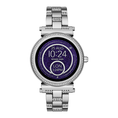 Michael Kors Access Sofie MKT5036 quick start guide Michael Kors Access Sofie MKT5036 quick start guide
