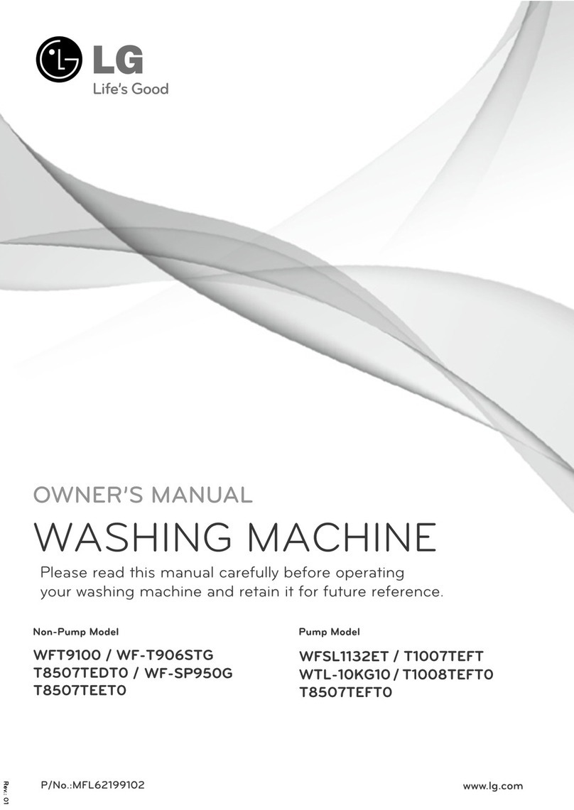 LG WF-T906STG User manual