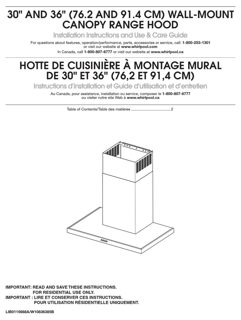 Whirlpool WVW57UC6FS Installation Instructions and Use & Care Guide Whirlpool WVW57UC6FS Installation Instructions and Use & Care Guide