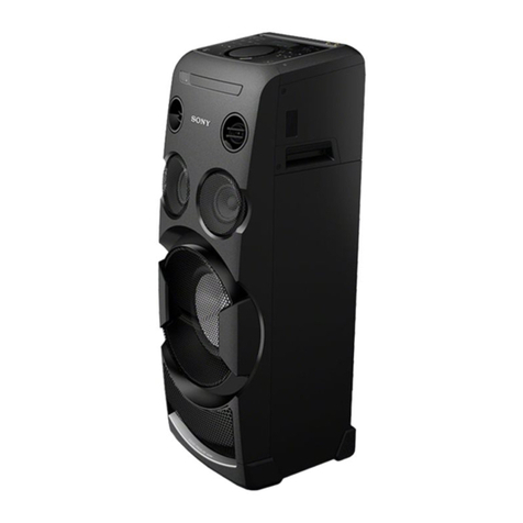Sony MHC-V50 operating instructions