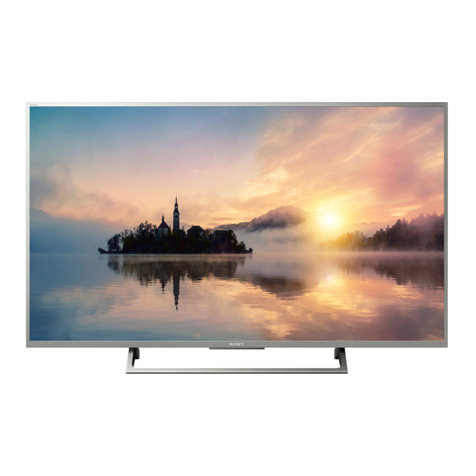 Sony BRAVIA KD-55XE70 Series User manual