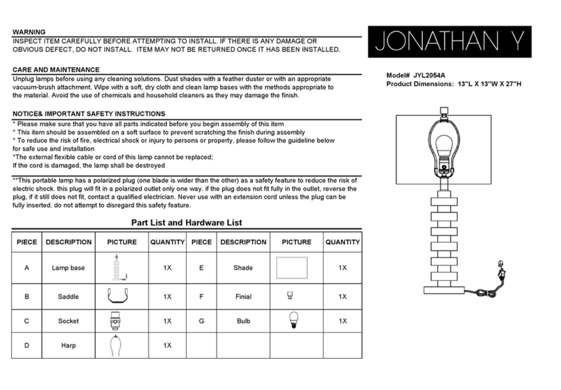 JONATHAN Y JYL2054A manual