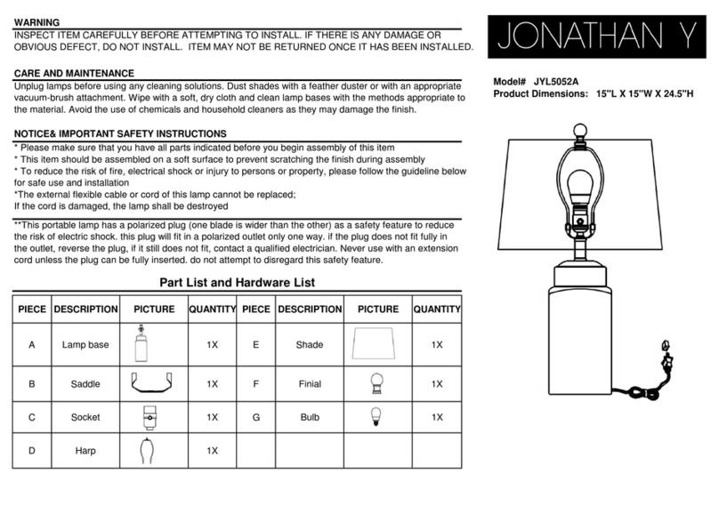 JONATHAN Y JYL5052A User manual