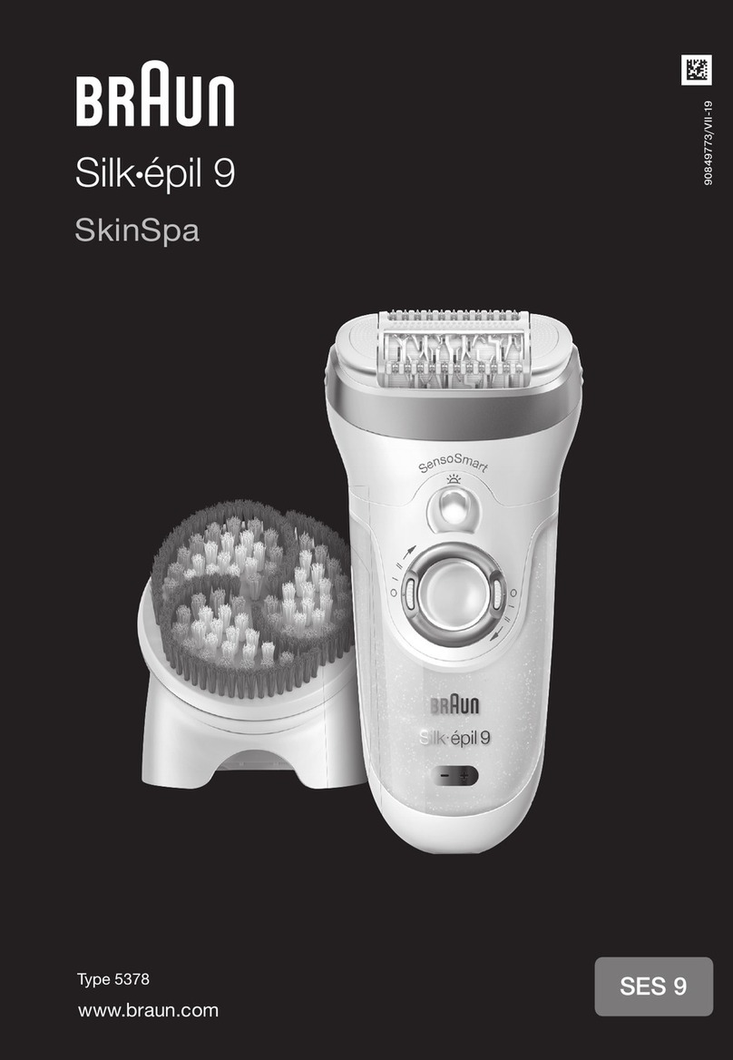 Braun Silk-epil 9 SkinSpa SES 9-995BS manual