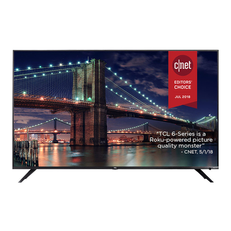 TCL Roku TV 55R613 User manual